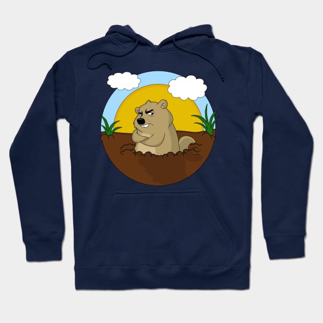 Groundhog day Hoodie by valentinahramov